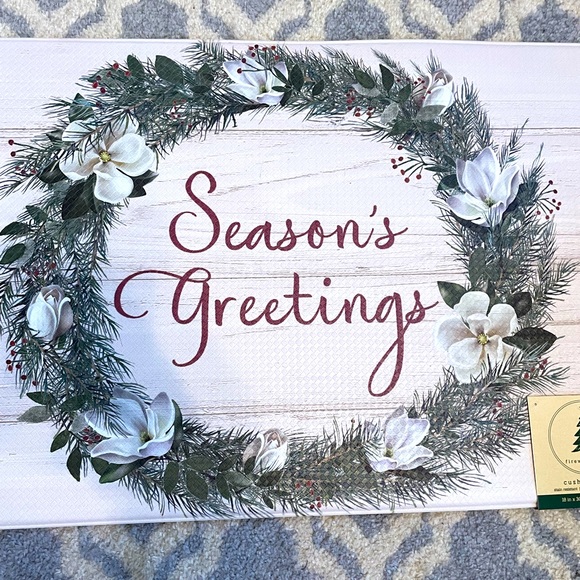 ⚡️ FLASH - Season’s Greetings cushion mat - Picture 1 of 6